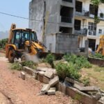 “Major action by the GDA: Bulldozers rolled over illegal colonies in Dasna and Shauryapuram; constructions were demolished amid heavy protests.” IMAGE CREDIT TO प्राधिकरण