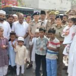 “Eid-ul-Adha: Prayers were offered in a peaceful atmosphere, police remained on alert mode, and the municipal corporation ensured a well-maintained sanitation system. Image Credit To POLICE