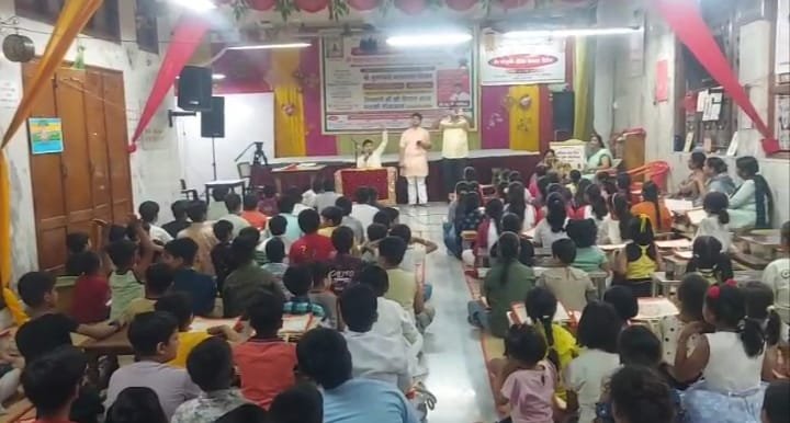 “To pray for the peace of souls of mute creatures, the Jin Prabhavana Sangh recited the Navkar Mahamantra.” IMAGE CREDIT TO REPORTER