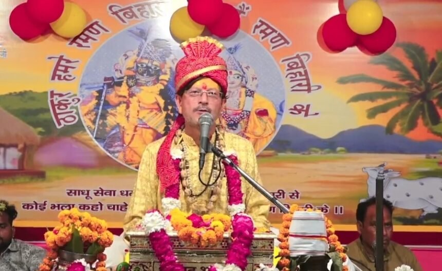 Hearing the episode of Gopi’s separation, devotees were moved to tears. IMAGE CREDIT TO रिपोर्टर