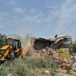 In Ghaziabad, the GDA carried out a bulldozer action against illegal colonies, demolishing four major colonies amid strong opposition. IMAGE CREDIT TO AUTHORITY