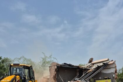 In Ghaziabad, the GDA carried out a bulldozer action against illegal colonies, demolishing four major colonies amid strong opposition. IMAGE CREDIT TO AUTHORITY