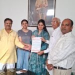 Avika Motla won the gold medal in the state-level badminton competition. IMAGE CREDIT TO REPORTER