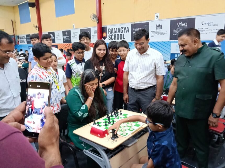 The District Magistrate inaugurated the district-level chess competition, in which 235 players participated. IMAGE CREDIT TO INFORMATION DEPARTMENT