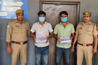 Loni Police have exposed the murder case of Nitin and arrested two accused persons. IMAGE CREDIT TO पुलिस