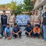 Under Operation Prahar, the SWAT team has uncovered an online drug supply racket and arrested four accused persons. IMAGE CREDIT TO POLICE