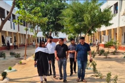 The Secretary of the District Legal Services Authority carried out the monthly inspection of the District Prison. IMAGE CREDIT TO INFORMATION DEPARTMENT