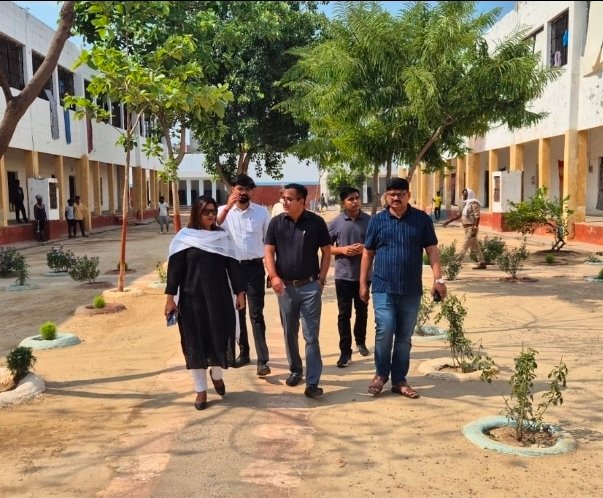 The Secretary of the District Legal Services Authority carried out the monthly inspection of the District Prison. IMAGE CREDIT TO INFORMATION DEPARTMENT