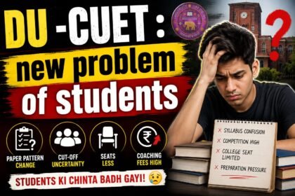 A student raises a question on the New Education Policy: Is a single examination now considered more important than three years of effort? IMAGE CREDIT TO फाइल फोटो