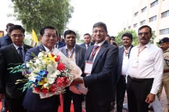 “The President of Myanmar visited NTPC NETRA and appreciated clean energy technologies.” — IMAGE CREDIT TO सूचना विभाग