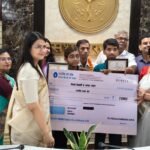 In Hapur, Meritorious Students Felicitated; 21 Students Receive Incentive Amount — IMAGE CREDIT TO सूचना विभाग