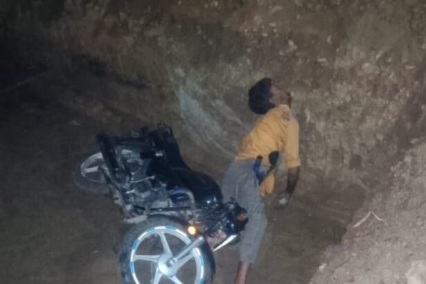 Bike Rider Dies After Falling into Open Pit; Family in Shock and Grief — IMAGE CREDIT TO POLICE