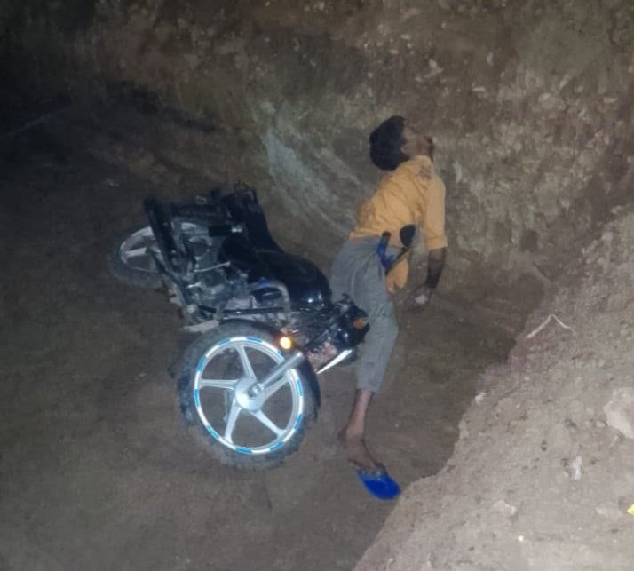 Bike Rider Dies After Falling into Open Pit; Family in Shock and Grief — IMAGE CREDIT TO POLICE