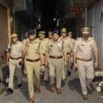 SP Conducts Foot March in Kairana, Reviews Security Arrangements — IMAGE CREDIT TO POLICE