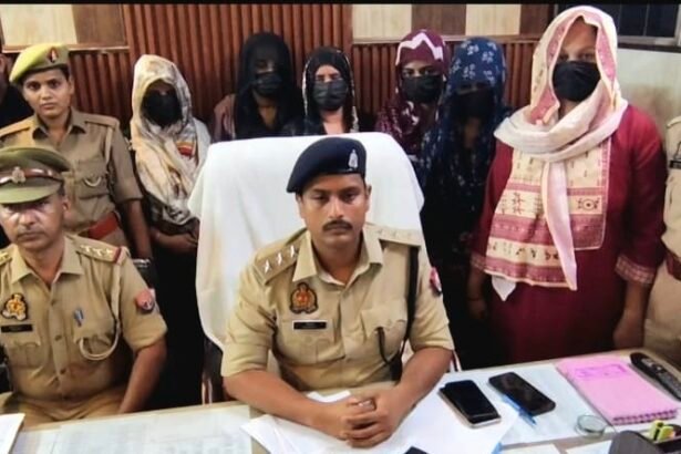 A human trafficking gang was exposed by the Tronica City Police, and 12 accused were arrested. IMAGE CREDIT TO POLICE
