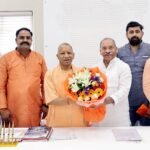 MP and public representatives meet the Chief Minister to demand acceleration of development works in Modinagar — IMAGE CREDIT TO डॉक्टर राजकुमार सांगवान