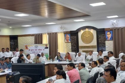 On World Environment Day, a target of planting 1.95 lakh saplings has been set in Hapur; Minister of State K. P. Malik directed officials — IMAGE CREDIT TO सूचना विभाग