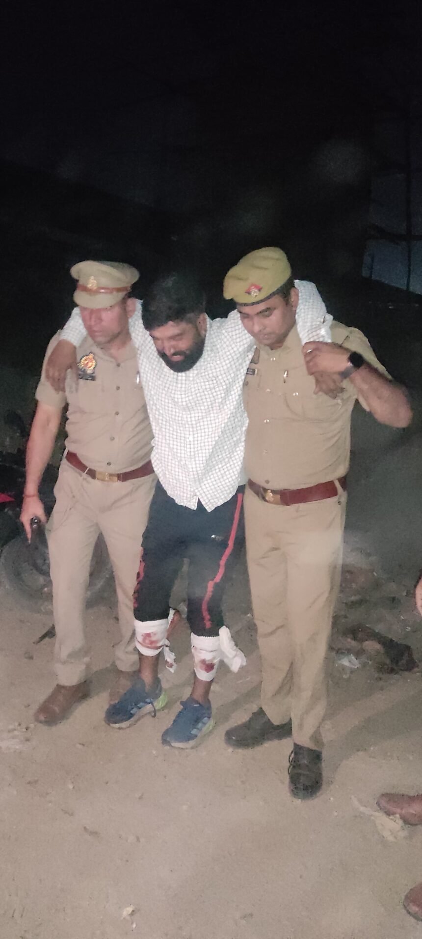 Omkar Murder Case: Loni Police Arrested a Suspect Wanted with a ₹50,000 Reward Following an Encounter — IMAGE CREDIT TO POLICE