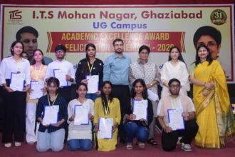 700 meritorious students were honored at ITS Mohan Nagar; outstanding talents in the education sector received recognition — IMAGE CREDIT TO ITS