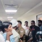Woman dies during treatment, family protests; hospital staff accused of assault — IMAGE CREDIT TO रिपोर्टर