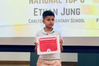 Hapur’s Young Prodigy Achieves Global Recognition, Ranks 9th in the World at the International Mathematics Olympiad in the USA — IMAGE CREDIT TO रिपोर्टर