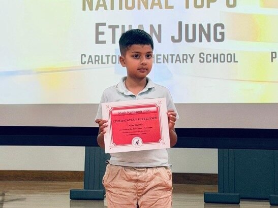 Hapur’s Young Prodigy Achieves Global Recognition, Ranks 9th in the World at the International Mathematics Olympiad in the USA — IMAGE CREDIT TO रिपोर्टर
