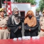 Two Real Sisters Involved in Drug Trade Arrested in Bijnor; Over ₹88,000 Cash and Smack Recovered — IMAGE CREDIT TO POLICE