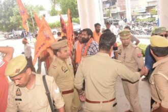 Hindu Raksha Dal Protests Over Alleged Conversion Case, Demands Fair Investigation — IMAGE CREDIT TO POLICE