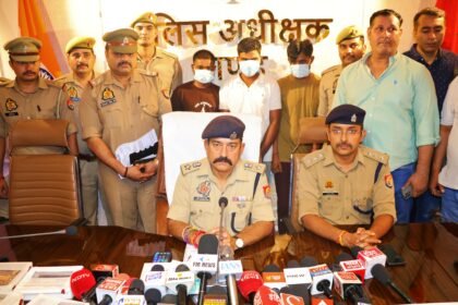 Robbery Worth Millions Exposed: Two Criminals Injured in Encounter, Five Arrested Including a Suspended Constable — IMAGE CREDIT TO POLICE