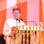 Chief Minister Dhami announces development projects at the Jaunsar-Bawar Festival — IMAGE CREDIT TO सूचना विभाग
