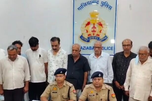 Plot to grab property worth crores foiled; 10 accused arrested for selling property using forged documents — IMAGE CREDIT TO POLICE