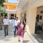 DM inspected the police recruitment examination being conducted at 20 exam centres — IMAGE CREDIT TO INFORMATION DEPARTMENT