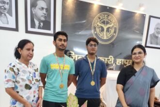 Two Players from Pilkhuwa Win Gold Medals in UP State Shooting Championship — IMAGE CREDIT TO सूचना विभाग