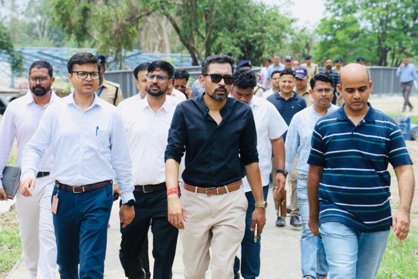 Preparations for the President’s visit are in the final stage; the District Magistrate inspected Ashiyana and Niketan. IMAGE CREDIT TO सूचना विभाग