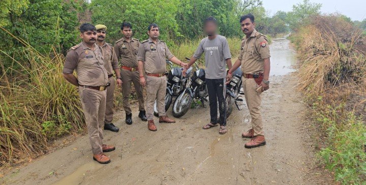Interstate vehicle theft gang busted in a police encounter; one suspect shot, two arrested — IMAGE CREDIT TO POLICE