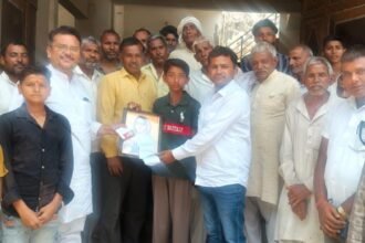 Avish Pal from Bawana selected for the Uttar Pradesh cricket hostel — IMAGE CREDIT TO REPORTER
