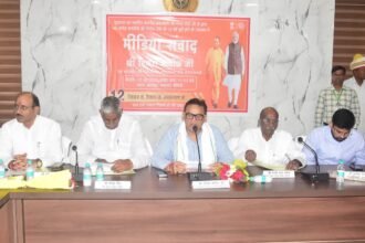 In 12 years of the Central Government, the country’s image and destiny have changed: Dinesh Khatik. IMAGE CREDIT TO सूचना विभाग