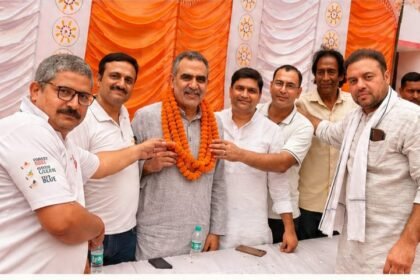 A Public Welfare Camp was organized in Shahpur on the completion of 12 years of the Modi Government. — IMAGE CREDIT TO REPORTER
