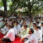 "A Mahapanchayat was organized demanding justice in the Chirag Tyagi murder case." IMAGE CREDIT TO रिपोर्टर