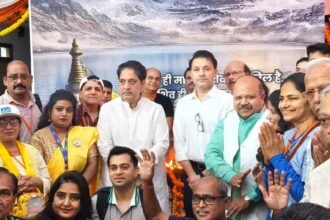 Har Har Mahadev Chants Echo Through Indirapuram: First Batch of Kailash Mansarovar Pilgrims Departs — IMAGE CREDIT TO प्राधिकरण