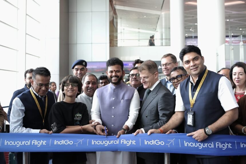 Commercial Flights Begin from Jewar Airport; First Flight Departs for Lucknow — IMAGE CREDIT TO सूचना विभाग