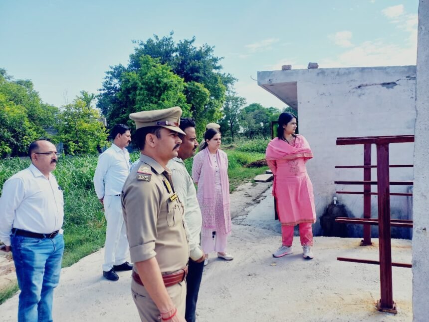 District Magistrate takes stock of Kanwar Yatra preparations, inspects Shyameshwar Mahadev Temple. IMAGE CREDIT TO INFORMATION DEPARTMENT