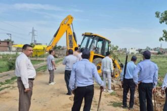 HPDA carried out a demolition drive, razing illegal plotting over 36,000 square meters. IMAGE CREDIT TO AUTHORITY
