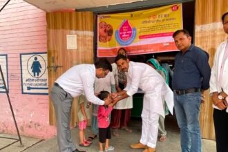 Pulse Polio Campaign Begins; Children Under Five Given Drops at 143 Booths IMAGE CREDIT TO सूचना विभाग