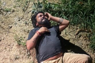 One Robber Arrested by Muradnagar Police in an Encounter; Injured After Being Shot in the Leg — IMAGE CREDIT TO पुलिस