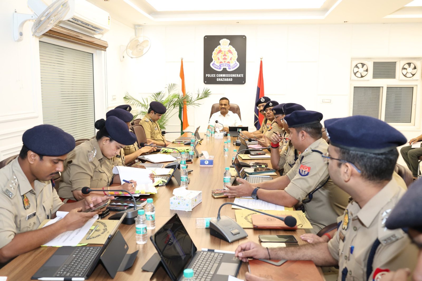 Police Commissioner Reviews Preparations for Festivals in Ghaziabad — IMAGE CREDIT TO POLICE