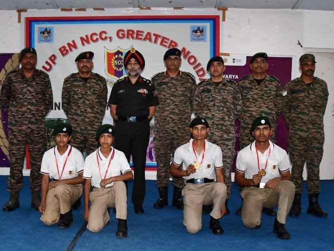 38 UP Battalion NCC became champions for the second consecutive year, winning the map reading and geospatial competition. IMAGE CREDIT TO REPORTER