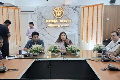 Strict action will be taken against negligence in fire safety standards; obtain NOC and registration within 15 days: DM Medha Rupam. IMAGE CREDIT TO सूचना विभाग