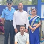 Naman Nehra from Gadana Commissioned as a Flying Officer in the Indian Air Force IMAGE CREDIT TO रिपोर्टर
