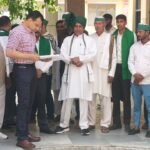 BKU Unique Submitted a Memorandum to the SDM Regarding Farmers' Issues IMAGE CREDIT TO रिपोर्टर